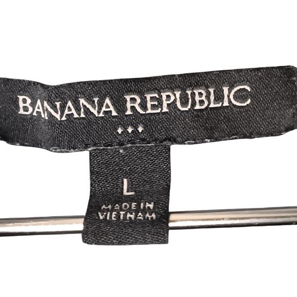 Banana Republic Gray Shawl Collar Pullover Sweater Men’s Large Textured Knit - Picture 9 of 12